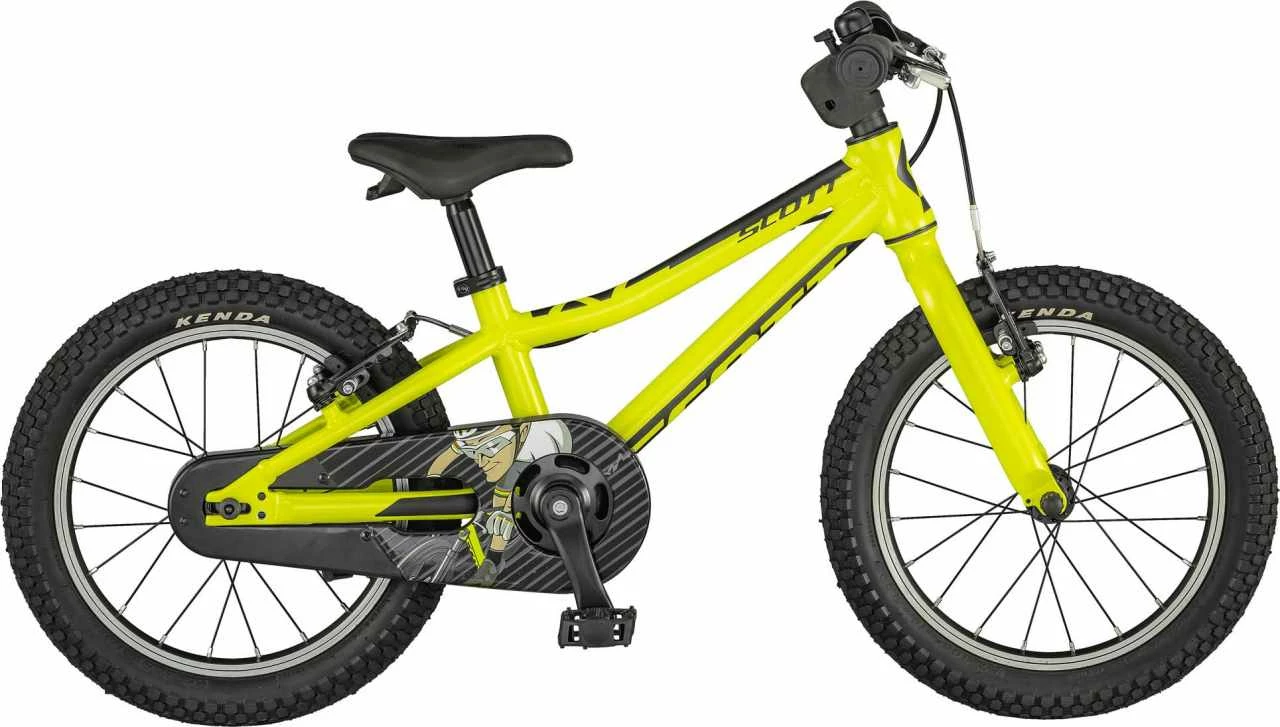 Scott Scale 16 Radium Yellow / Black Vélo Enfant 16 Pouces 1 Scott Scale 16 Radium Yellow / Black Vélo Enfant 16 Pouces