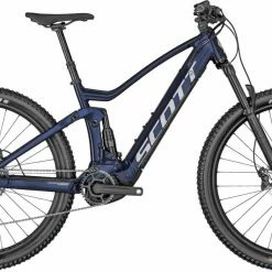 Scott Strike ERIDE 940 Gloss Stellar Blue / Focus Grey VTT Tout Suspendu électrique