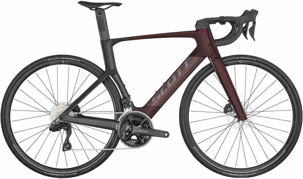 Scott Foil RC 30 Red Tint Carbon Vélo De Course En Carbone Homme 1 Scott Foil RC 30 Red Tint Carbon Vélo De Course En Carbone Homme