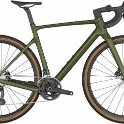 Scott Addict Gravel 30 Prism Olive Green Vélo De Cyclo-cross