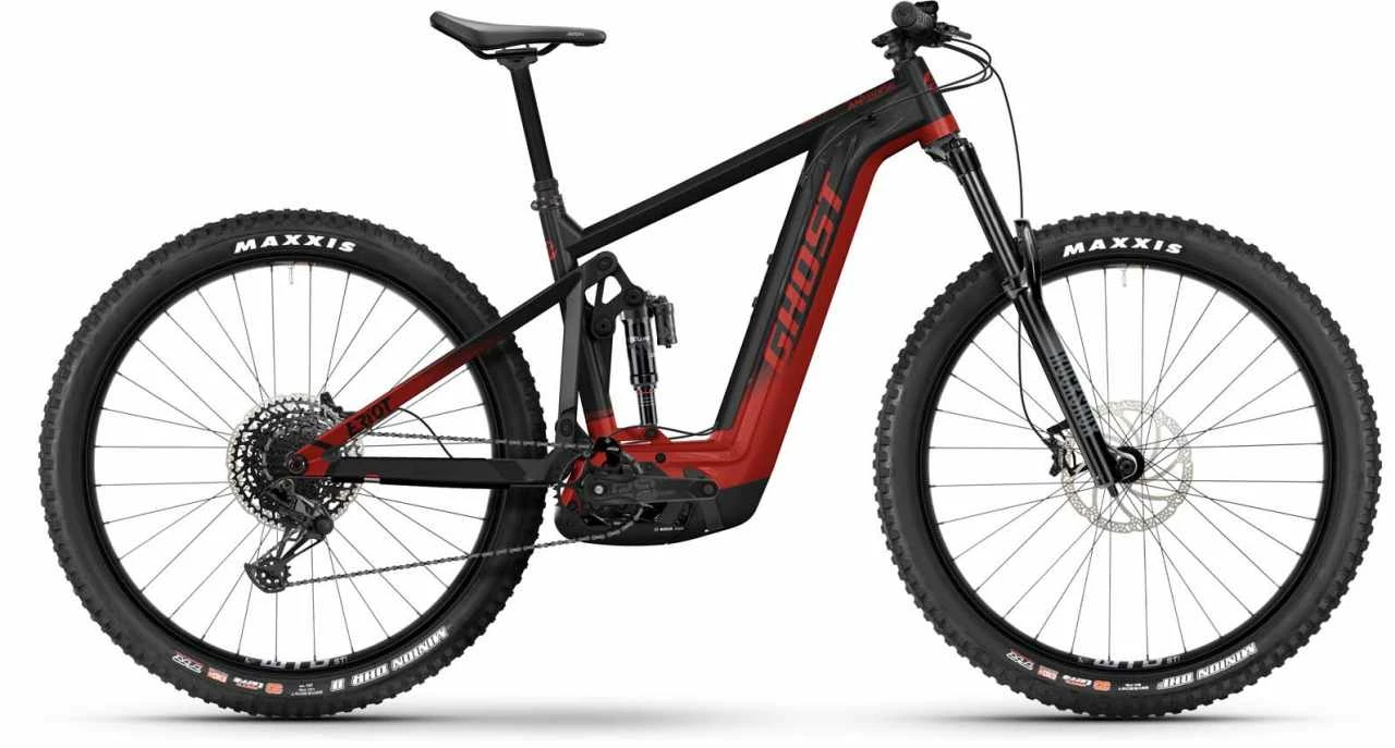 Ghost E-Riot AM Essential Black / Pearl Deep Red VTT Tout Suspendu électrique 1 Ghost E-Riot AM Essential Black / Pearl Deep Red VTT Tout Suspendu électrique