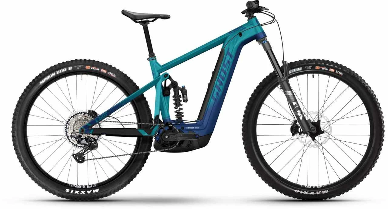 Ghost E-Riot EN Pro Metallic Azur Blue / Dark Blue VTT Tout Suspendu électrique 1 Ghost E-Riot EN Pro Metallic Azur Blue / Dark Blue VTT Tout Suspendu électrique