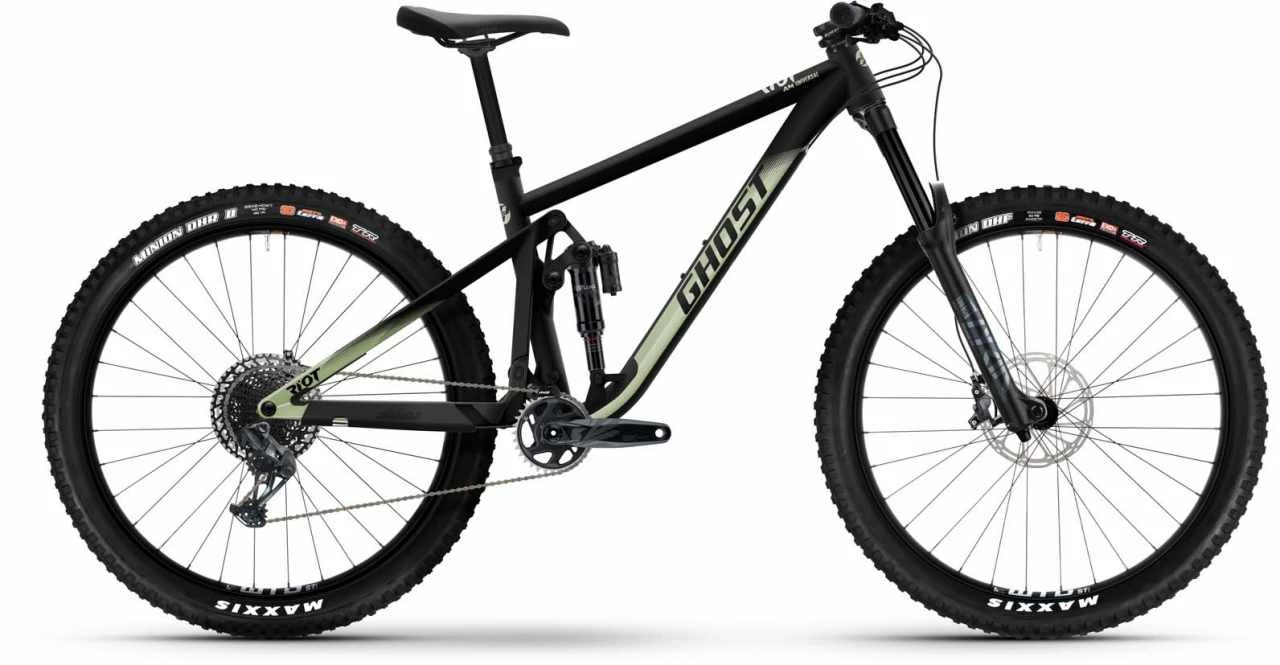 Ghost Riot AM Universal Black / Super Light Green Matt Fully Mountainbike 1 Ghost Riot AM Universal Black / Super Light Green Matt Fully Mountainbike