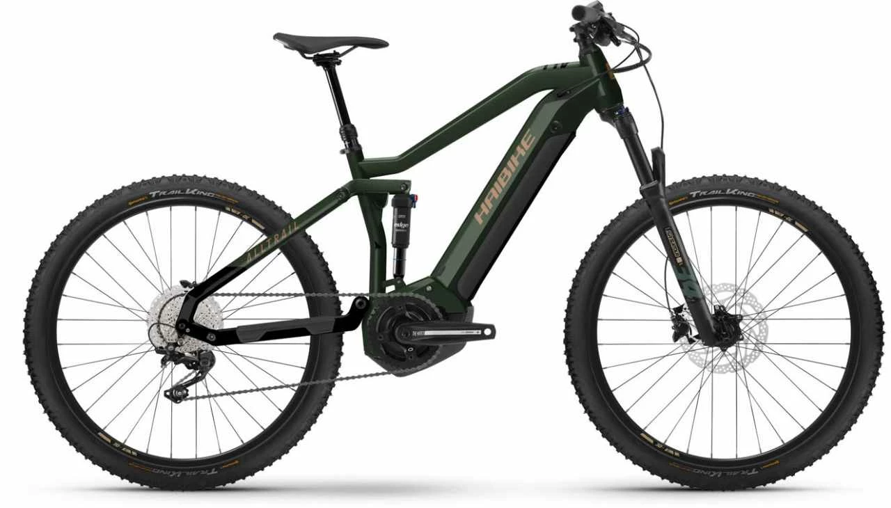 Haibike ALLTRAIL 4 29 Matte Green Metal / Gld Blk VTT Tout Suspendu électrique 1 Haibike ALLTRAIL 4 29 Matte Green Metal / Gld Blk VTT Tout Suspendu électrique
