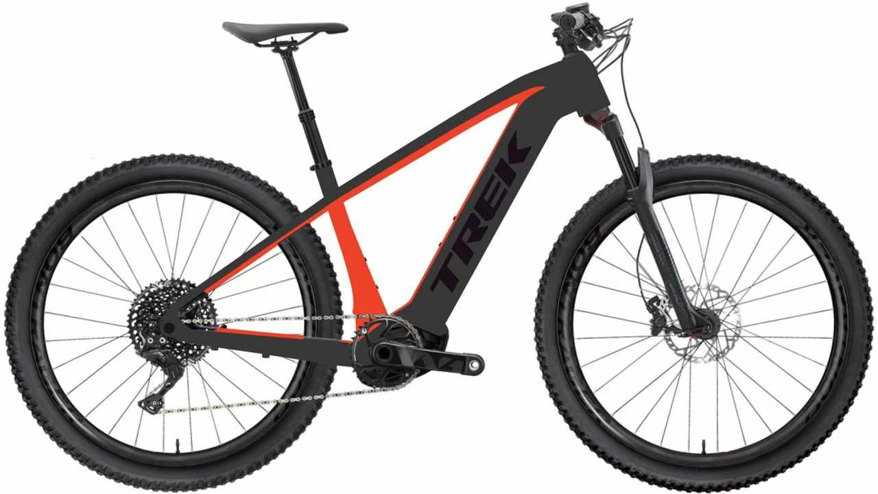 Trek Powerfly 4 Gen 4 625Wh Matte Black / Gloss Red VTT Semi-rigide électrique 1 Trek Powerfly 4 Gen 4 625Wh Matte Black / Gloss Red VTT Semi-rigide électrique