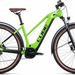 Cube Reaction Hybrid Performance 625 Allroad Shinyapple N Black VTT Semi-rigide électrique Femme