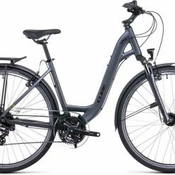 Cube Touring Iridium N Green Vélo Trekking Col De Cygne