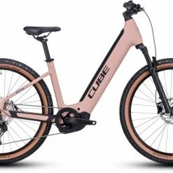 Cube Reaction Hybrid Pro 625 Blushrose N Silver VTT Semi-rigide électrique Col De Cygne