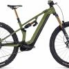 Cube Stereo Hybrid ONE55 C:68X TM 750 29 Olive N Chrome VTT Tout Suspendu électrique