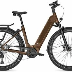 Kalkhoff Endeavour 5.B Advance+ Goldbrown Glossy V?lo Trekking ?lectrique Col De Cygne