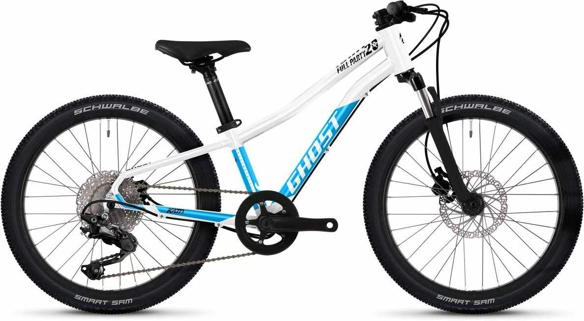 Ghost Kato 20 Full Party Pearl White / Bright Blue Glossy Vélo Enfant 20 Pouces 1 Ghost Kato 20 Full Party Pearl White / Bright Blue Glossy Vélo Enfant 20 Pouces
