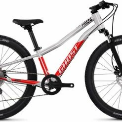 Ghost Kato 24 Pro Rainbow Silver / Riot Red Glossy Vélo Enfant 24 Pouces