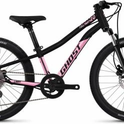 Ghost Lanao 20 Full Party Metallic Black / Pink Shimmer Glossy Vélo Enfant 20 Pouces
