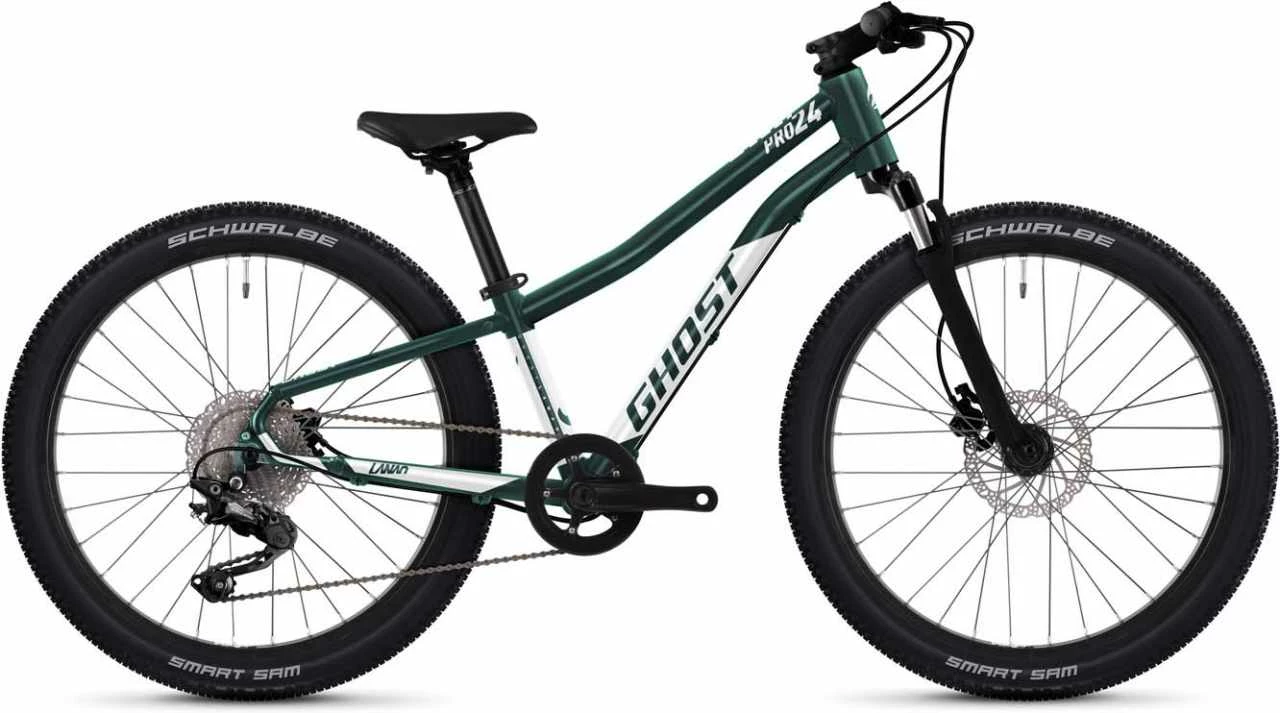 Ghost Lanao 24 Pro Dazzling Green / Pearl White Glossy Vélo Enfant 24 Pouces 1 Ghost Lanao 24 Pro Dazzling Green / Pearl White Glossy Vélo Enfant 24 Pouces
