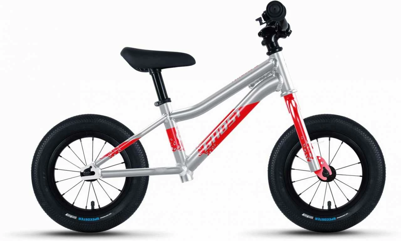 Ghost Powerkiddy 12 Rainbow Silver / Riot Red Glossy Draisienne 1 Ghost Powerkiddy 12 Rainbow Silver / Riot Red Glossy Draisienne