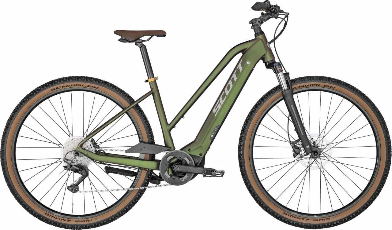 Scott Sub Cross ERIDE 10 Lady Beetle Green / Titanium Flash VTC électrique Femme 1 Scott Sub Cross ERIDE 10 Lady Beetle Green / Titanium Flash VTC électrique Femme