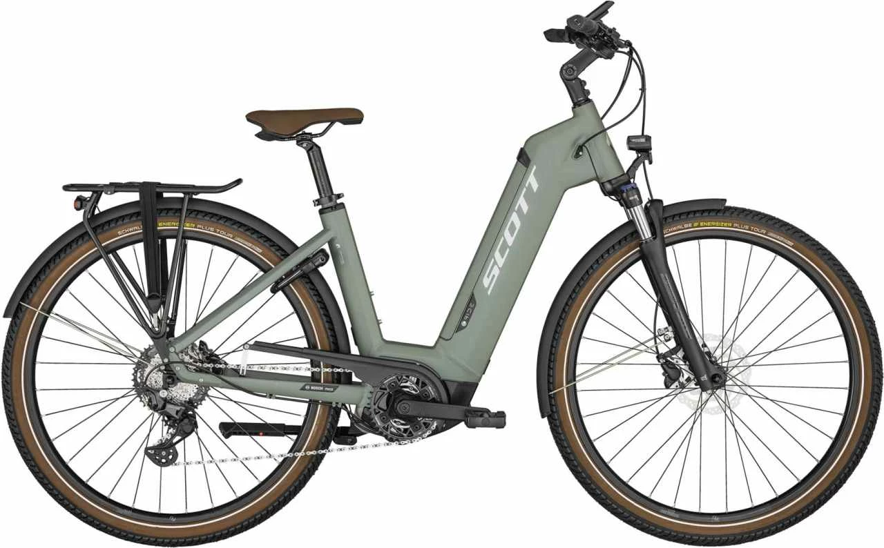 Scott Sub Sport ERIDE 20 Unisex Highland Green Vélo Trekking électrique Col De Cygne 1 Scott Sub Sport ERIDE 20 Unisex Highland Green Vélo Trekking électrique Col De Cygne