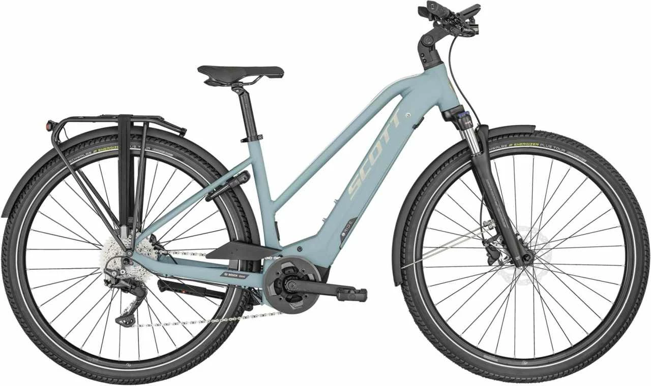 Scott Sub Tour ERIDE 10 Lady Muted Blue Vélo Trekking électrique Femme 1 Scott Sub Tour ERIDE 10 Lady Muted Blue Vélo Trekking électrique Femme