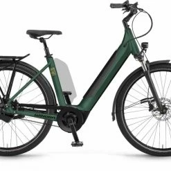 Winora Sinus R380auto I625Wh Pinegreen Matt Vélo Trekking électrique Col De Cygne