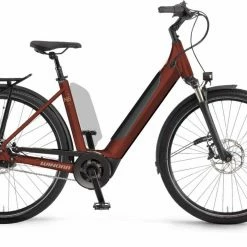 Winora Sinus N5f I625Wh Maroonred Matt Vélo Trekking électrique Col De Cygne
