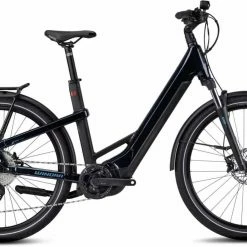 Winora Yakun 10 Darkblue Vélo Trekking électrique Col De Cygne