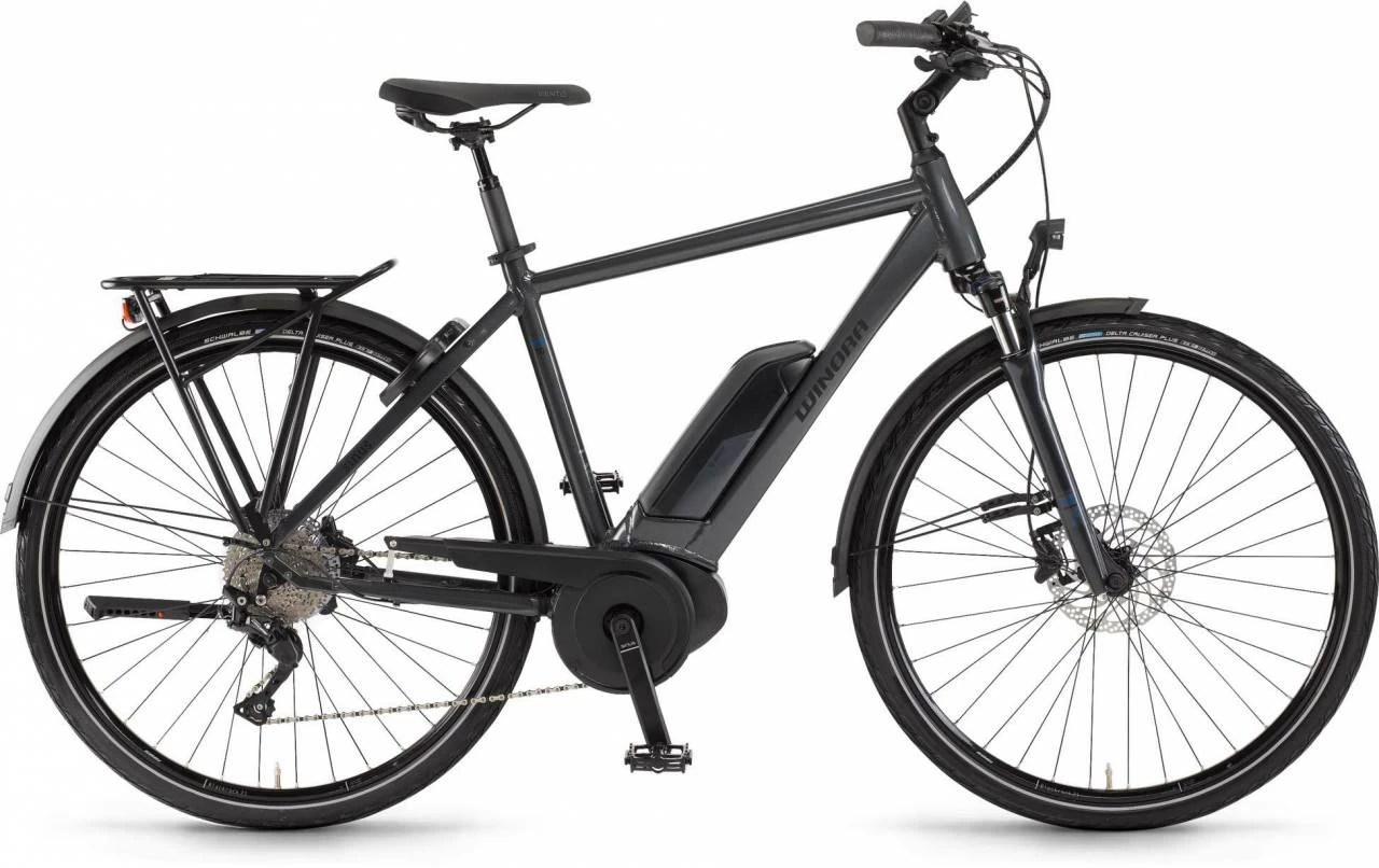 Winora Sinus Tria 10 500Wh Graphit Vélo électrique, Vélo Trekking 1 Winora Sinus Tria 10 500Wh Graphit Vélo électrique, Vélo Trekking