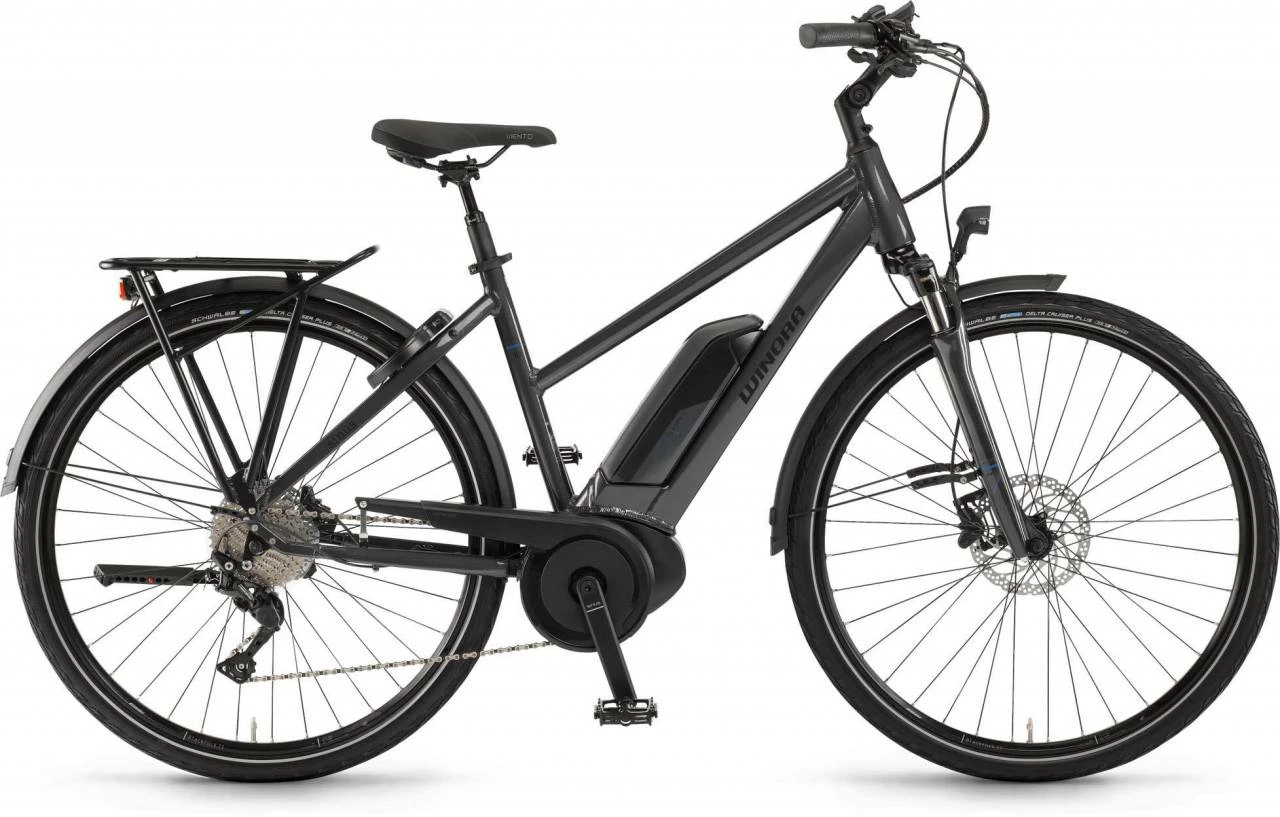 Winora Sinus Tria 10 500Wh Graphit Vélo électrique, Vélo Trekking 1 Winora Sinus Tria 10 500Wh Graphit Vélo électrique, Vélo Trekking