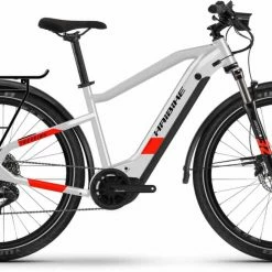 Haibike Trekking 7 I630Wh Cool Grey/red Matte Vélo Trekking électrique Homme