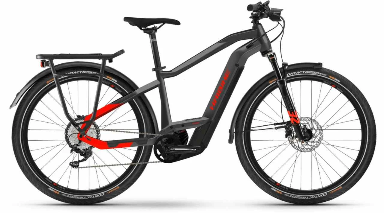 Haibike Trekking 9 I625Wh Anthracite/red Vélo Trekking électrique Homme 1 Haibike Trekking 9 I625Wh Anthracite/red Vélo Trekking électrique Homme