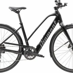 Diamant 365 Deluxe (Midstep) Noir Profond 2023 - Vélo Trekking électrique Femme
