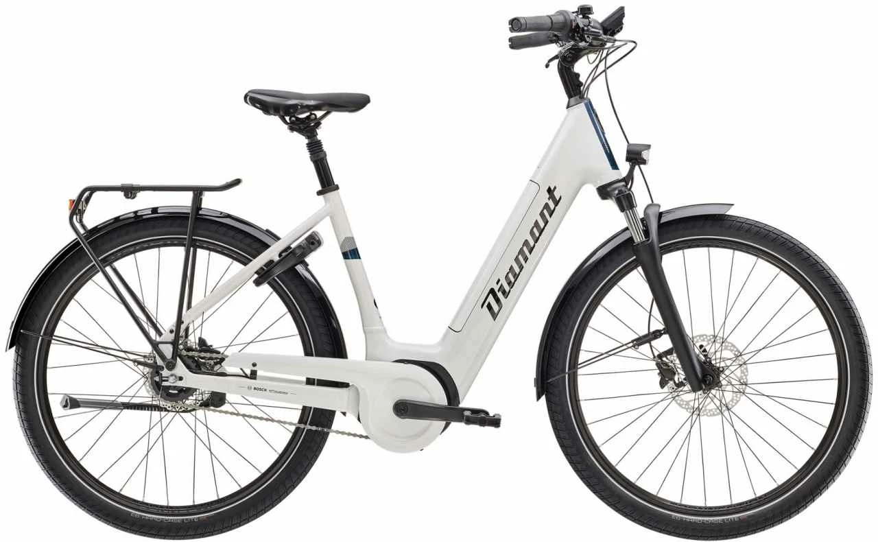 Diamant Beryll Gen 3 TIE 545Wh Weiss Vélo Trekking électrique Col De Cygne 1 Diamant Beryll Gen 3 TIE 545Wh Weiss Vélo Trekking électrique Col De Cygne
