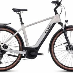 Cube Touring Hybrid Pro 500 Pearlysilver N Black Vélo Trekking électrique Homme
