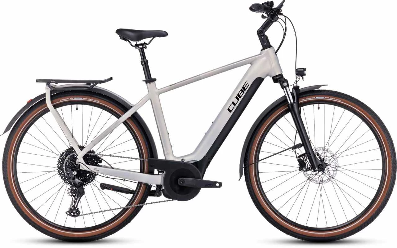 Cube Touring Hybrid Pro 625 Pearlysilver N Black Vélo Trekking électrique Homme 1 Cube Touring Hybrid Pro 625 Pearlysilver N Black Vélo Trekking électrique Homme