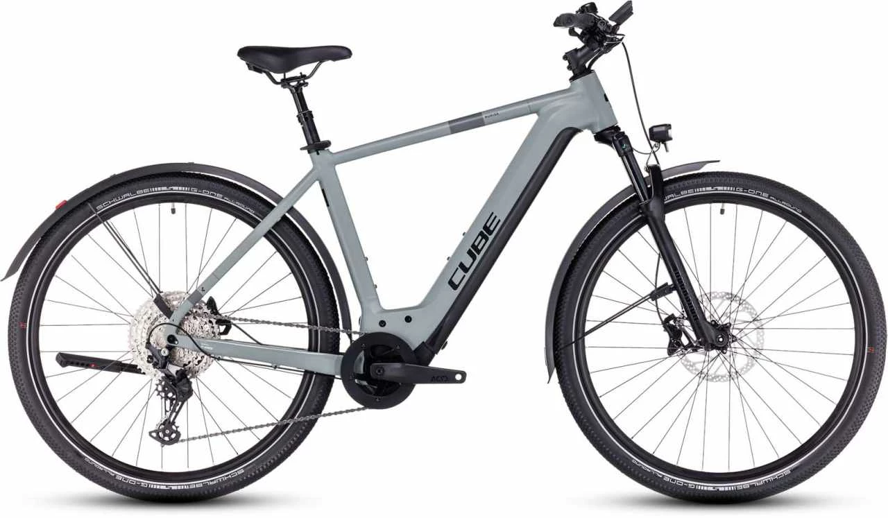 Cube Nuride Hybrid SLX 750 Allroad Grey N Black Vélo Trekking électrique Homme 1 Cube Nuride Hybrid SLX 750 Allroad Grey N Black Vélo Trekking électrique Homme