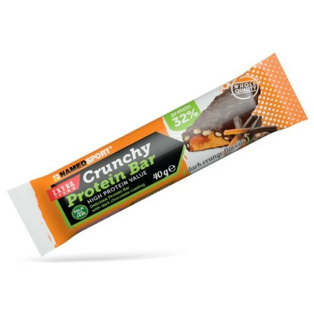 Named Sport Barre Energétique NamedSport Crunchy Proteinbar Chocolat Noir/Orange 40g 1 Named Sport Barre Energétique NamedSport Crunchy Proteinbar Chocolat Noir/Orange 40g