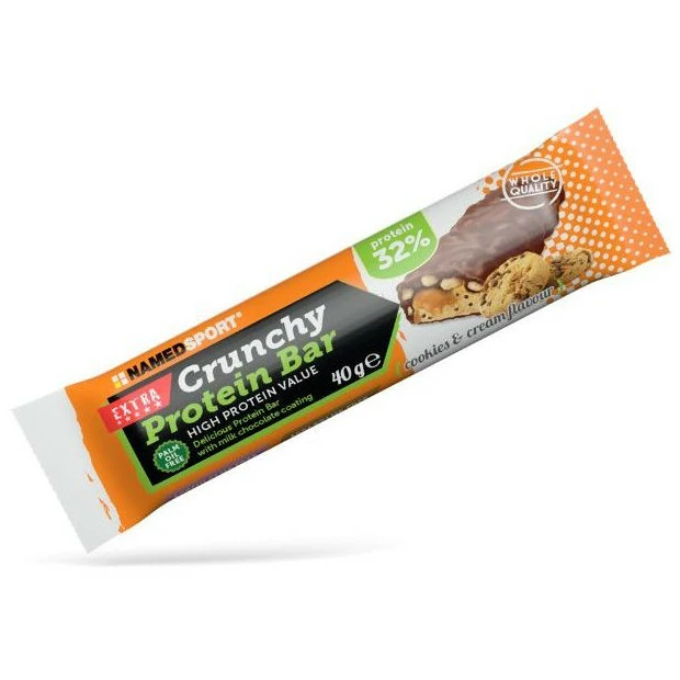 Named Sport Barre Energétique NamedSport Crunchy Proteinbar Cookies/Crème 40g 1 Named Sport Barre Energétique NamedSport Crunchy Proteinbar Cookies/Crème 40g