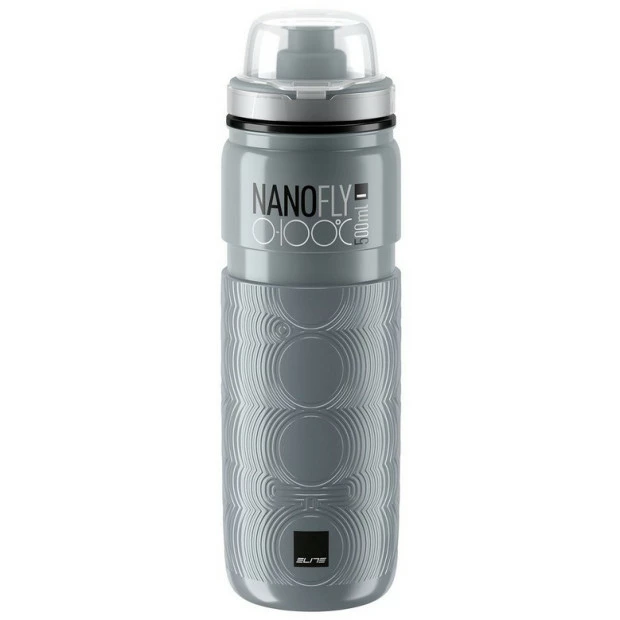 Bidon Isotherme Elite Nano Fly 0-100 500ml Gris Clair 1 Bidon Isotherme Elite Nano Fly 0-100 500ml Gris Clair