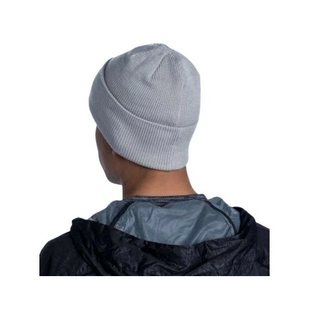 Bonnet Buff Crossknit Sold - Gris Clair 4 Bonnet Buff Crossknit Sold - Gris Clair – Image 4