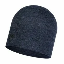 Bonnet Buff Midweight Laine Mérinos - Bleu Nuit