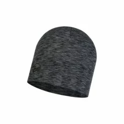 Bonnet Buff Midweight Laine Mérinos - Gris