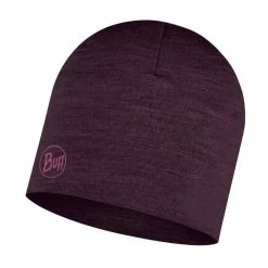 Bonnet Buff Midweight Laine Mérinos - Solid Violet