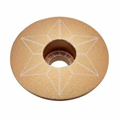 Bouchon De Potence Supacaz Star Capz Anodisé 31,8mm - Or