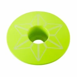 Bouchon De Potence Supacaz Star Capz Thermolaqué 31,8mm - Jaune