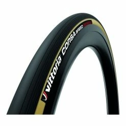 Boyau Vittoria Corsa Speed Graphène 2.0 700x25C (25-622) Noir/Beige
