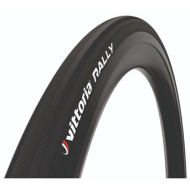 Boyau Vittoria Rally Kevlar 700x25C Noir 1 Boyau Vittoria Rally Kevlar 700x25C Noir