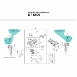 Capot Frontal Shimano Ultegra ST6800 - [x1]