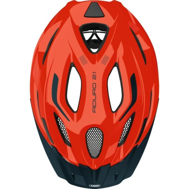 Casque Abus Aduro 2.1 Orange Fluo 6 Casque Abus Aduro 2.1 Orange Fluo – Image 6