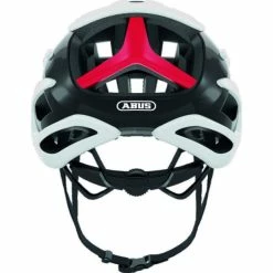 Casque Abus Air Breaker - Blanc-Rouge -Vélos Soldes casque abus air breaker blanc rouge 2