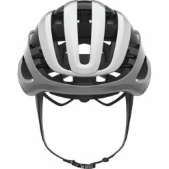 Casque Route Abus Air Breaker Argent/Blanc -Vélos Soldes casque route abus airbreaker argent blanc 3