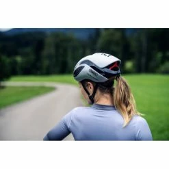 Casque Route Abus Game Changer Argent/Blanc -Vélos Soldes casque route abus game changer argent blanc 4